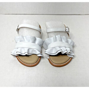 OTTER MOMO Girls Sandals White Open Toe Size 8 C